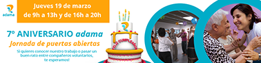 Feliz cumpleaños Adama. Fiesta de los voluntarios